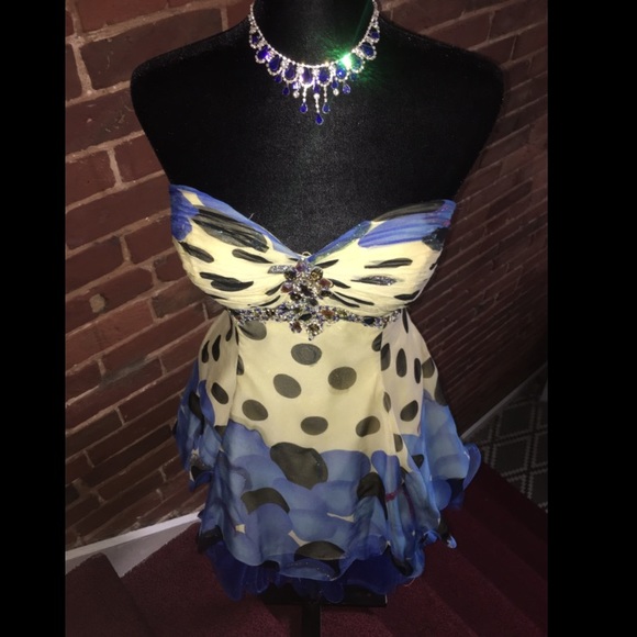 Blue Multi Dress - Picture 2 of 2